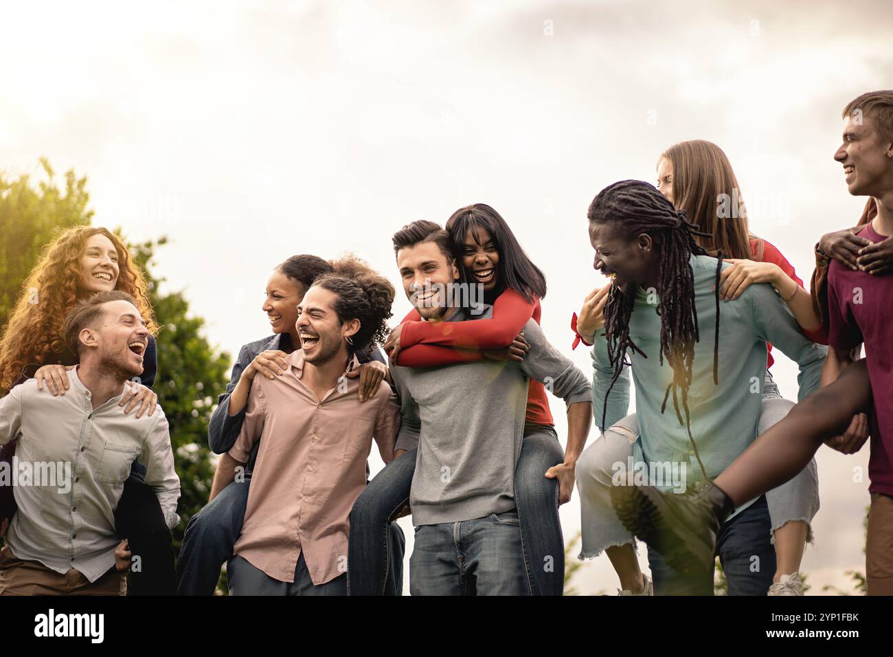 Adult gathering of fun and laughter hi-res stock photography and images ...