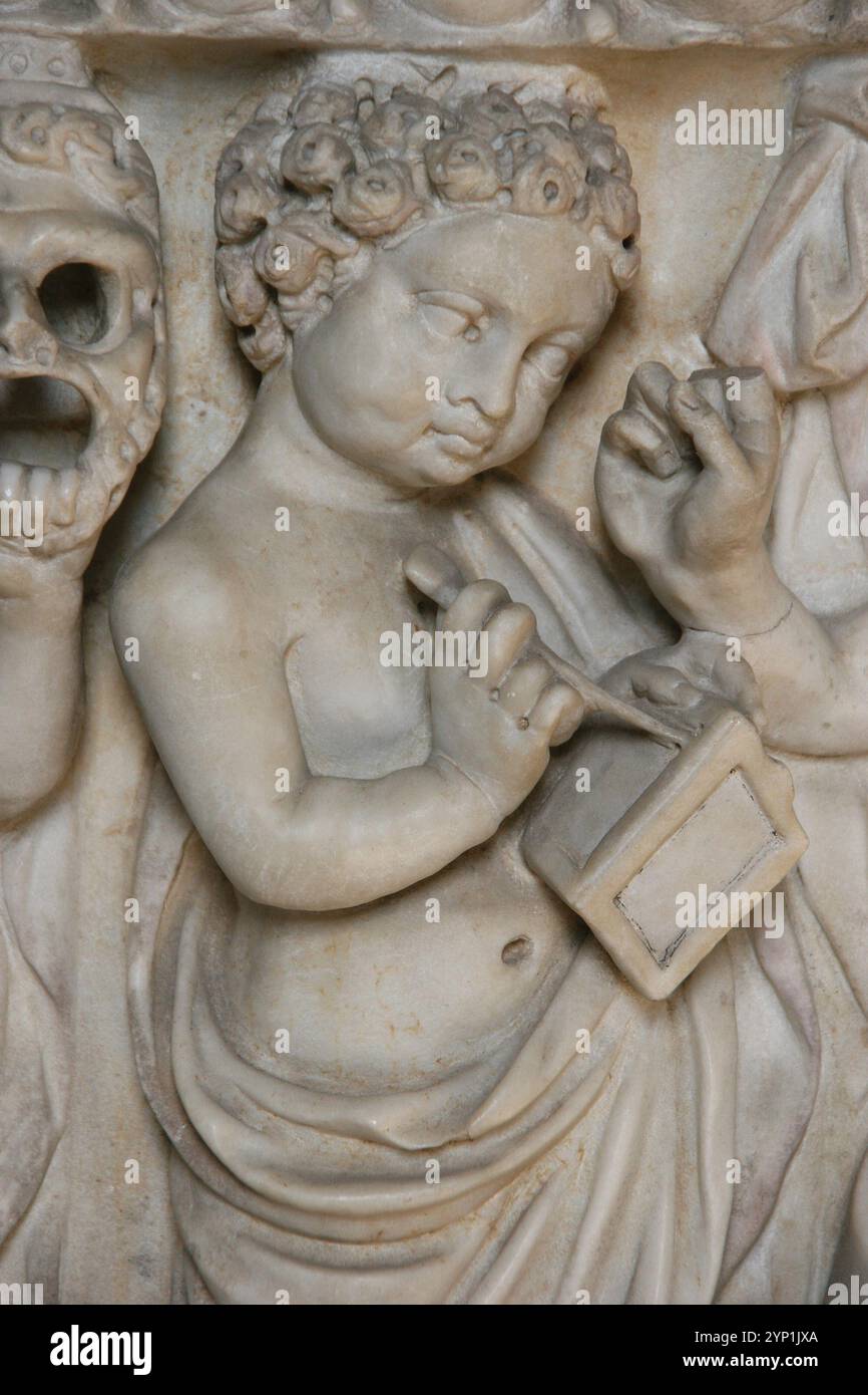 Tabulae School scene roman relief hi-res stock photography and images - Alamy
