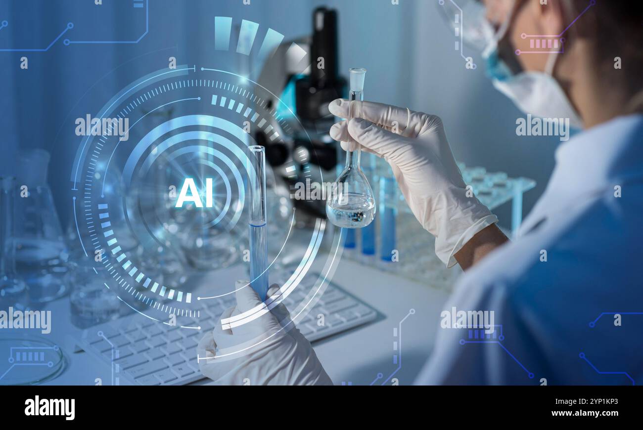 Via Science Chemical interface hi-res stock photography and images - Alamy