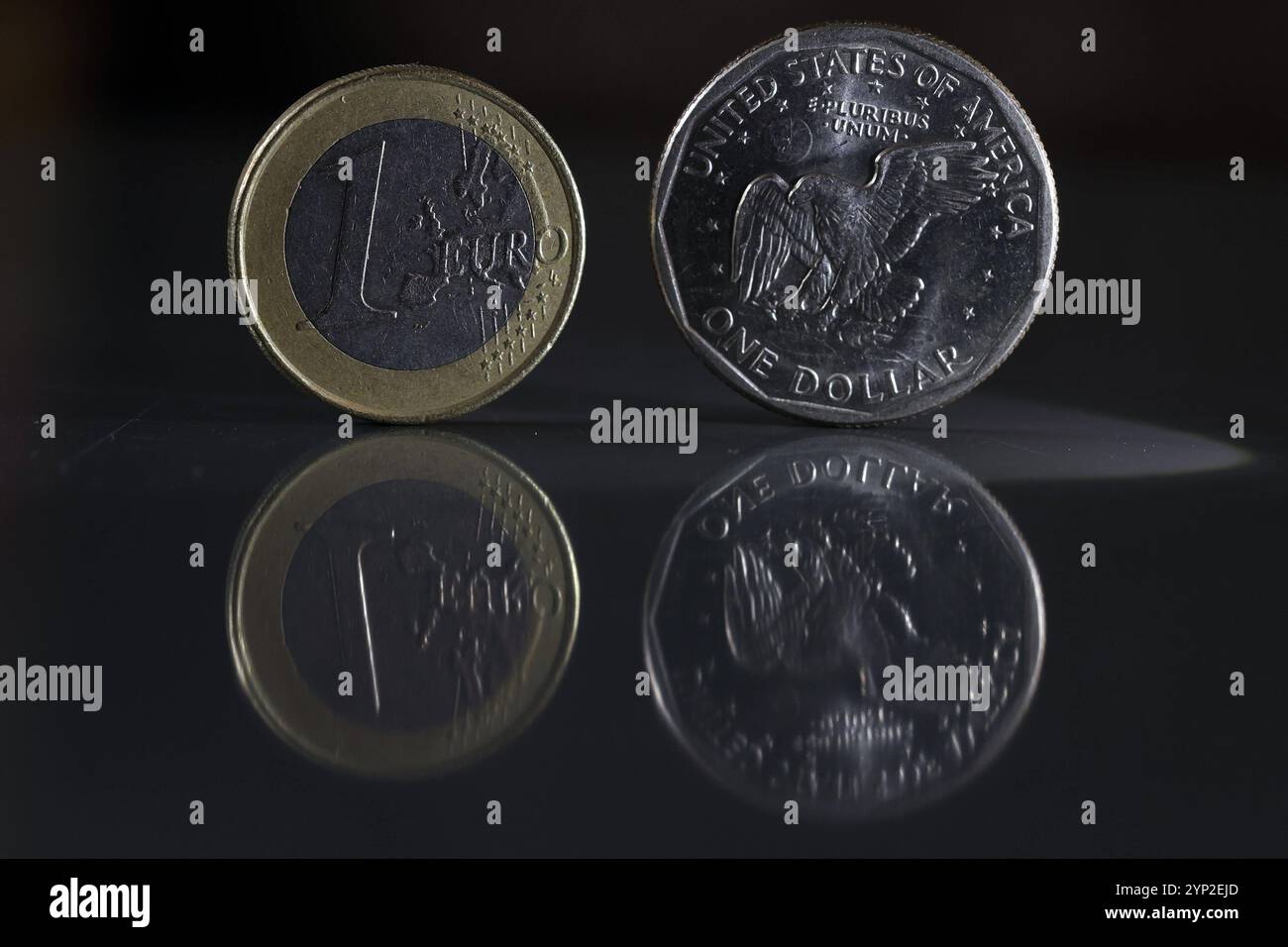 Germany euro dollar coin in hi-res stock photography and images - Alamy