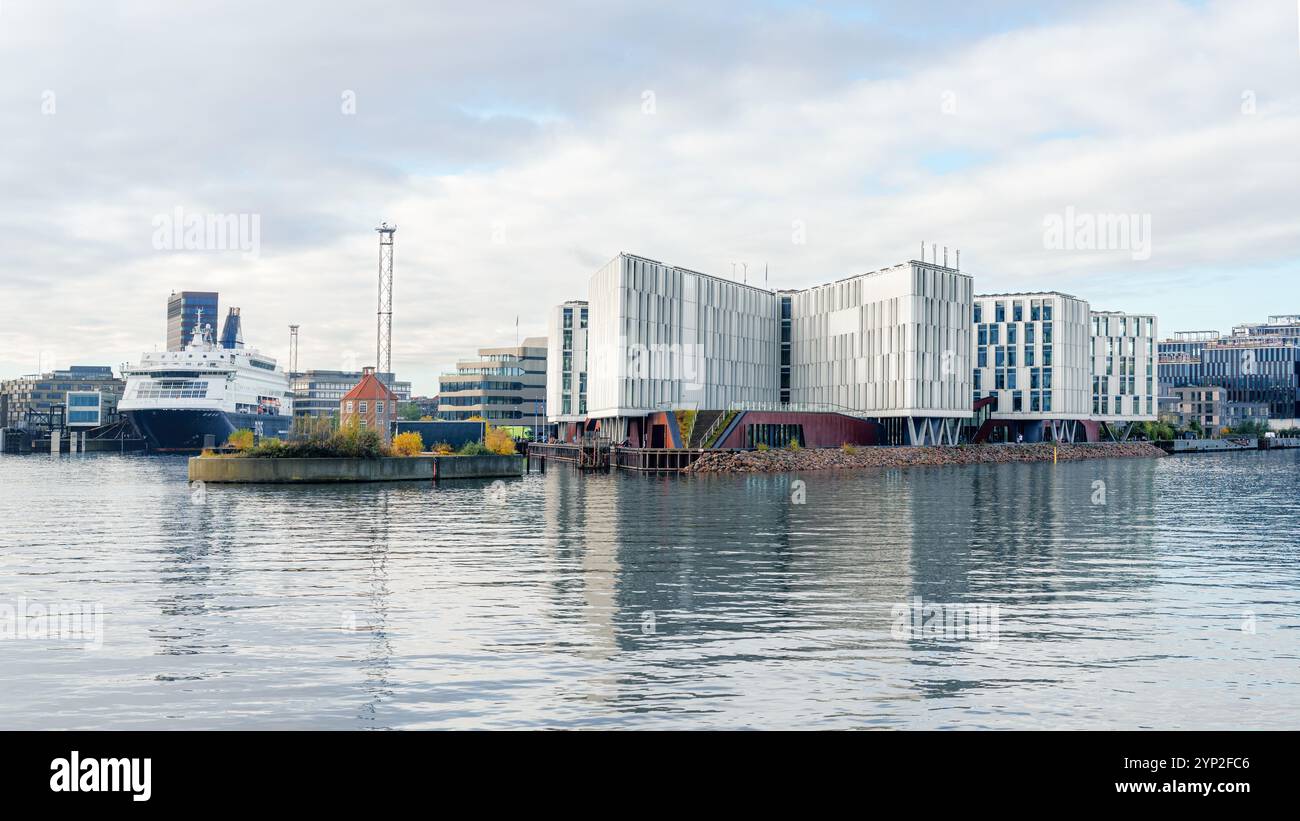 Copenhagen, Denmark - UN City by 3XN Stock Photo