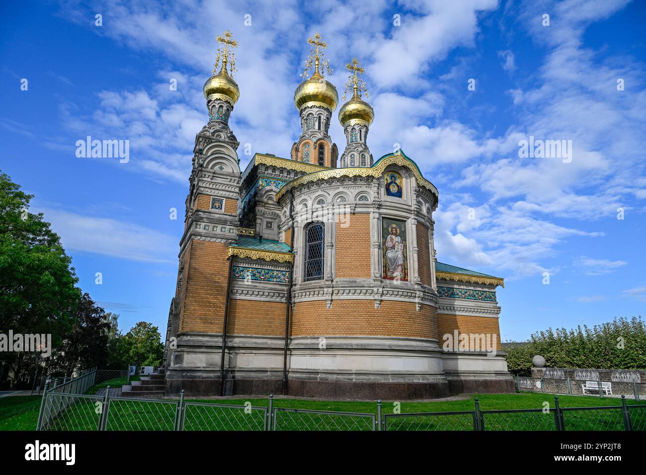 Matthildenhoehe, UNESCO World Heritage Site, Darmstadt, Hesse, Germany, Europe Stock Photo