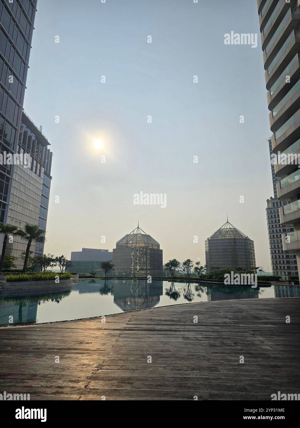 Poolview - Smartphone Captured Stock Image