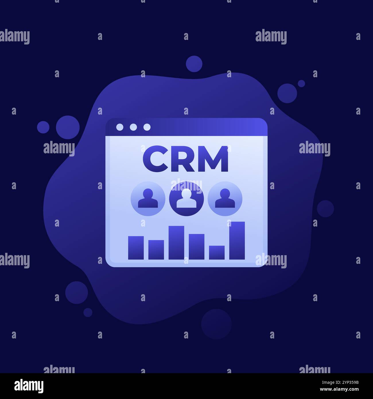Customer relationship management Stock Vector Images - Alamy