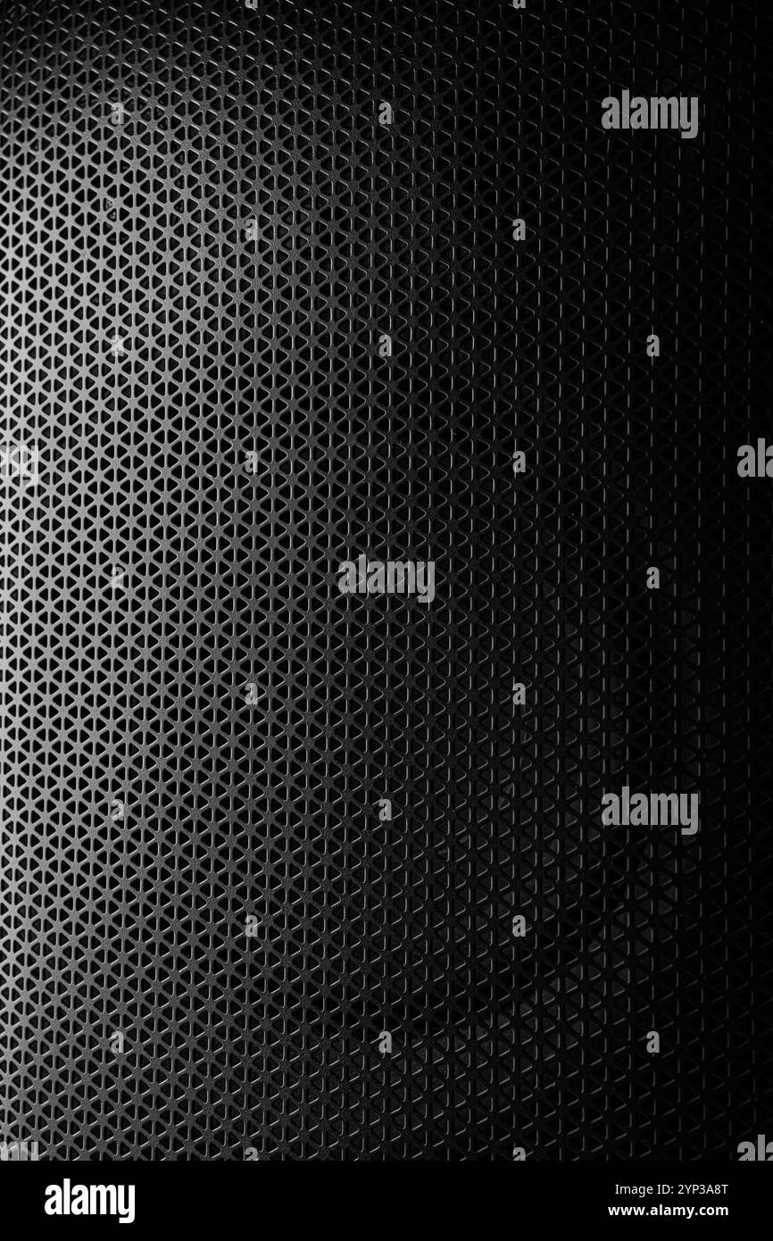 Black iron speaker grid texture. Industrial background Stock Photo - Alamy