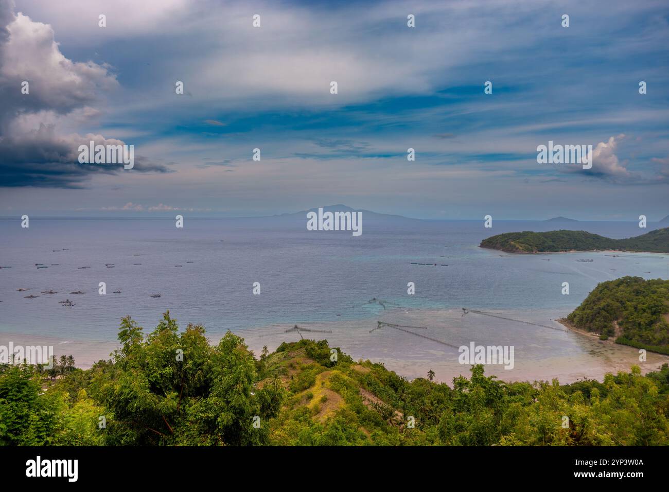 Great ocean view and a far away island in Mati Davao Oriental in the ...