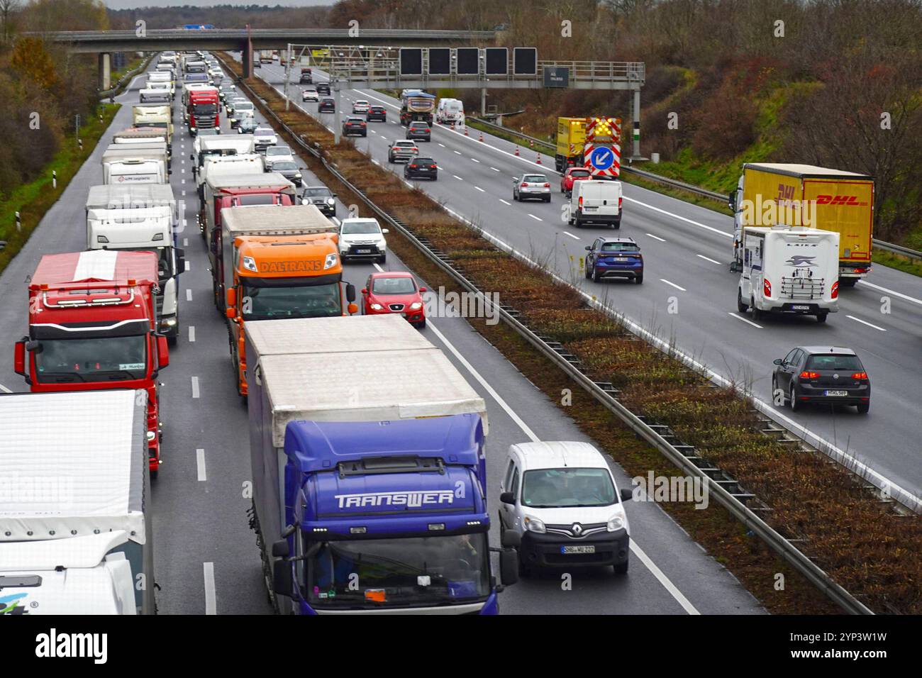 Elegantes Stau Auf A2 Richtung Hannover Fotos