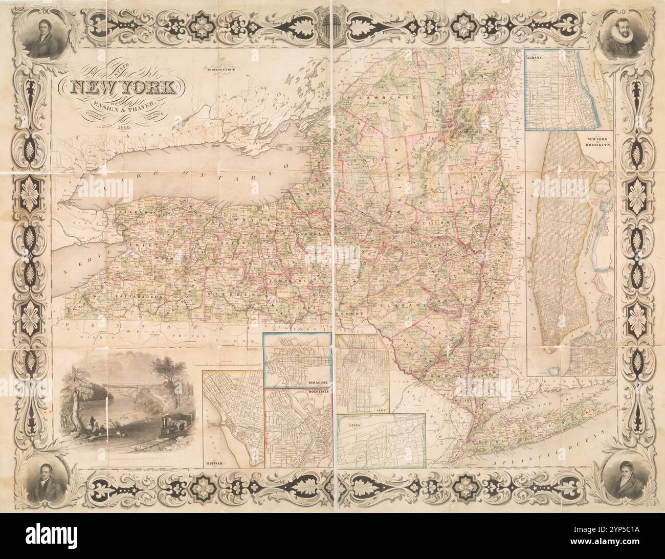 New york map 1850 hi-res stock photography and images - Alamy New york map 1850 hi-res stock photography and images - Alamy