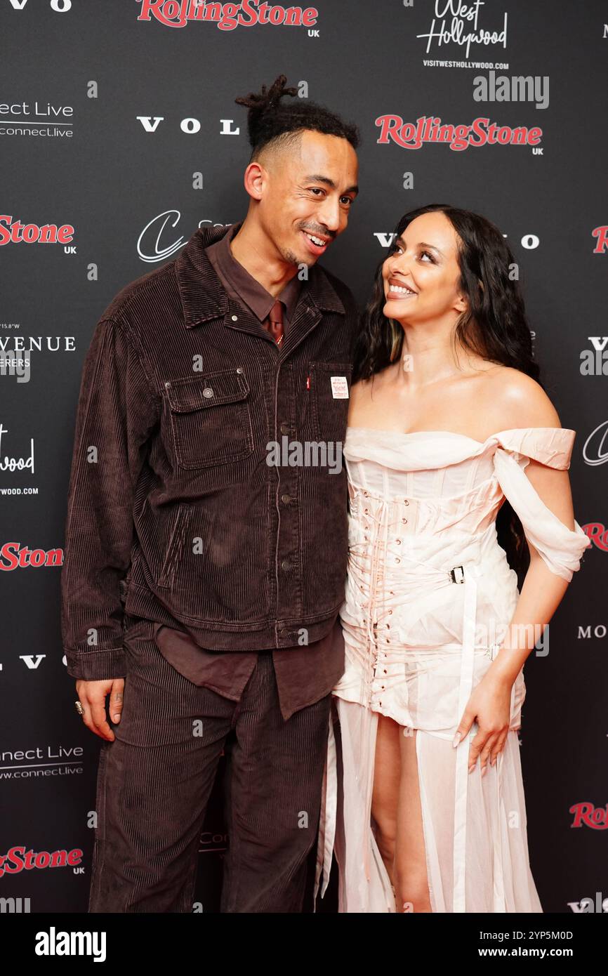 Jordan Stephens and Jade Thirlwall attending the Rolling Stone UK Awards at the Roundhouse, north west London. Picture date: Thursday November 28, 2024. Stock Photo