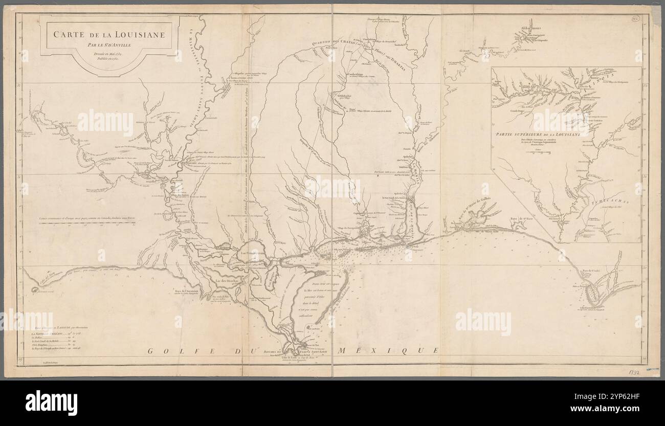 Carte de la Louisiane illustration stock. Illustration du géographie