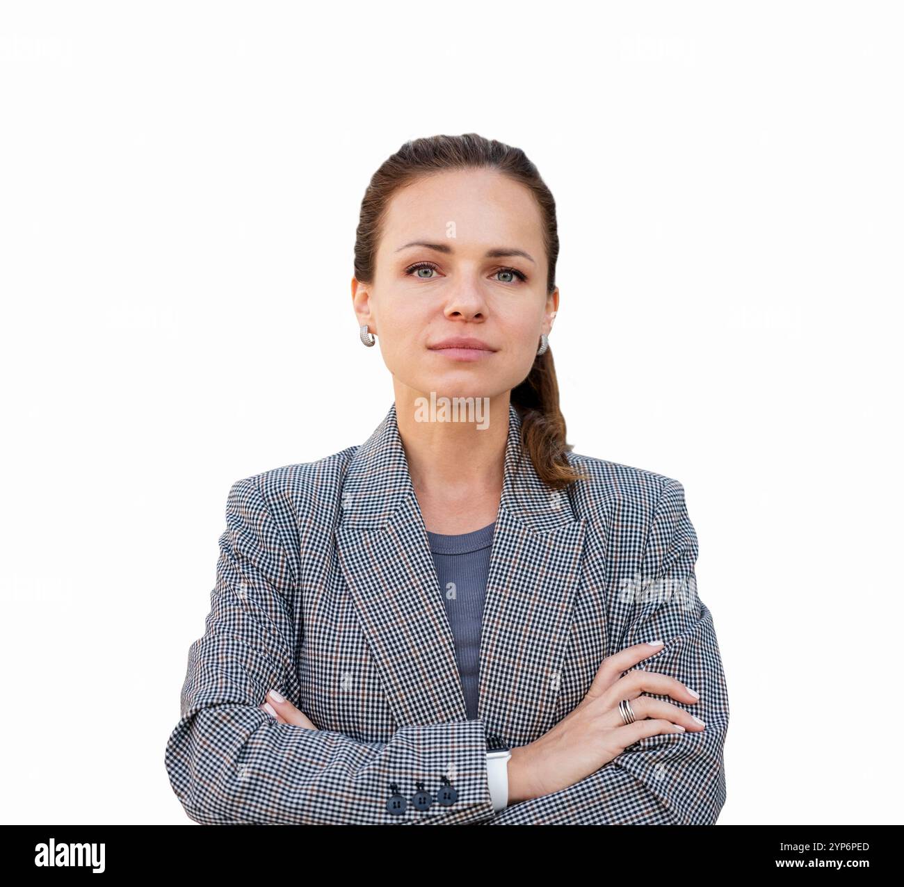 Professional woman in suit hi-res stock photography and images - Alamy