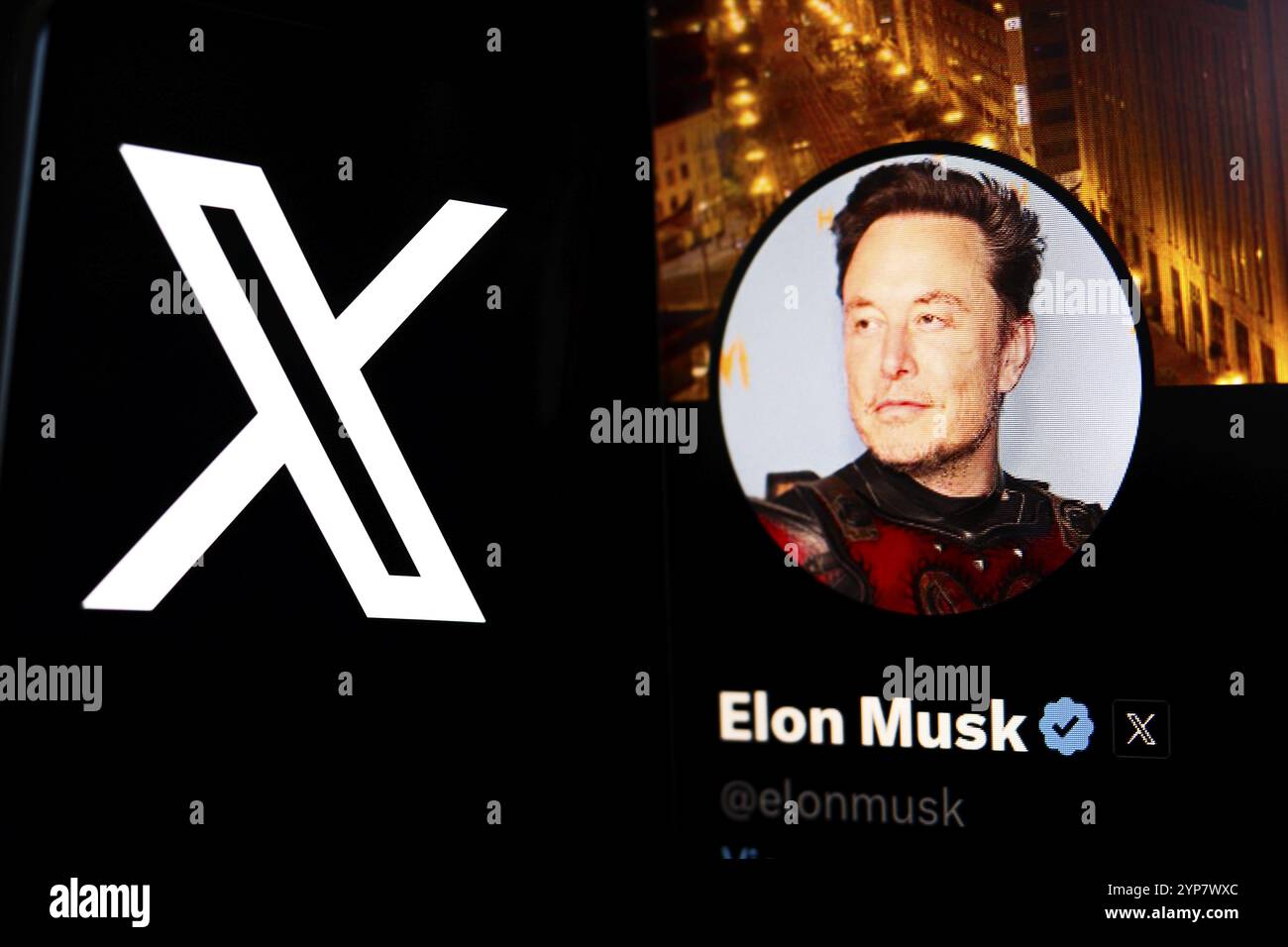 Elon musks profile hi-res stock photography and images - Alamy