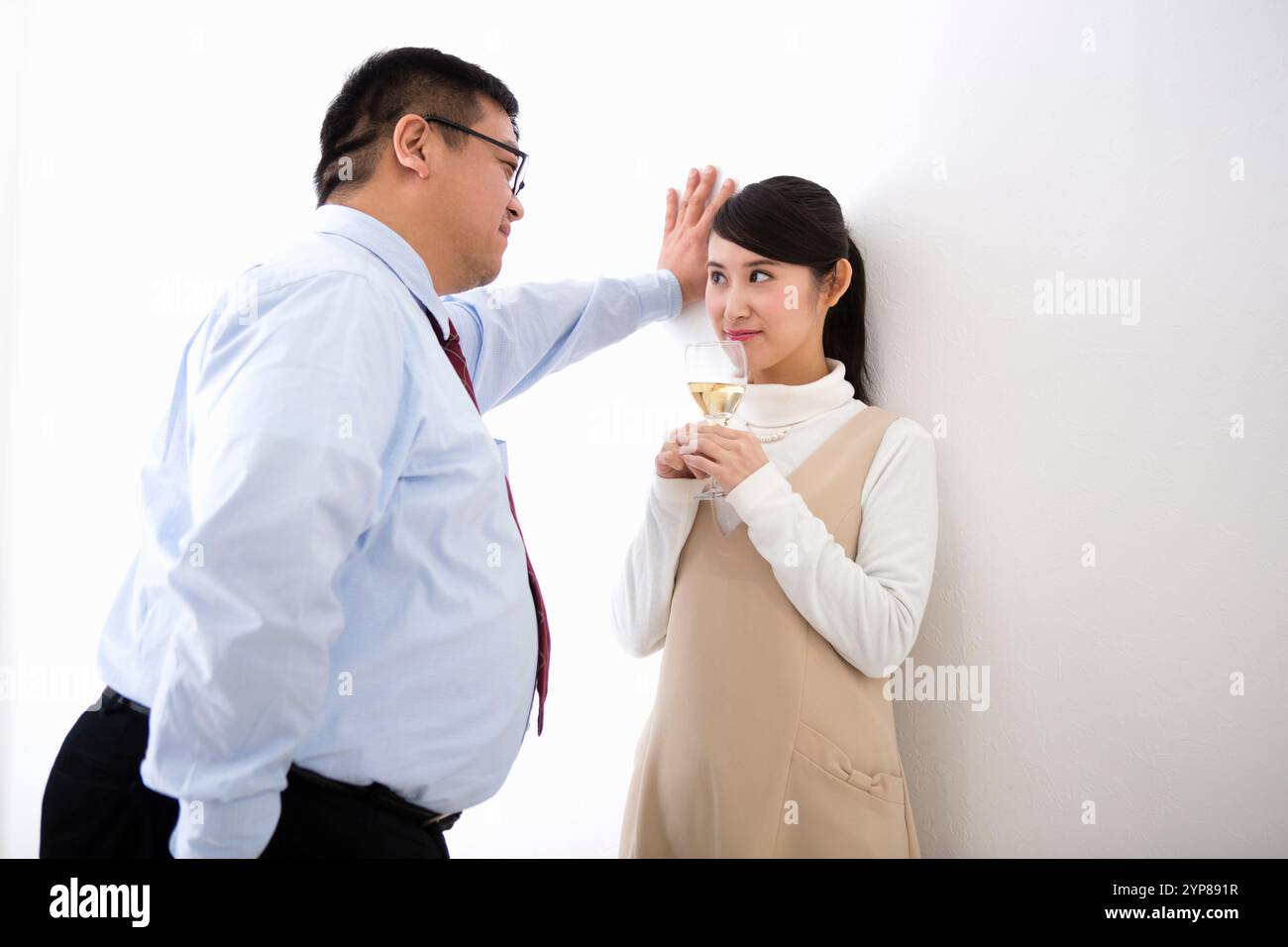 Man woman party age difference hi-res stock photography and images - Alamy