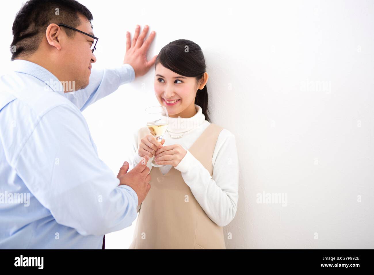 Man woman party age difference hi-res stock photography and images - Alamy