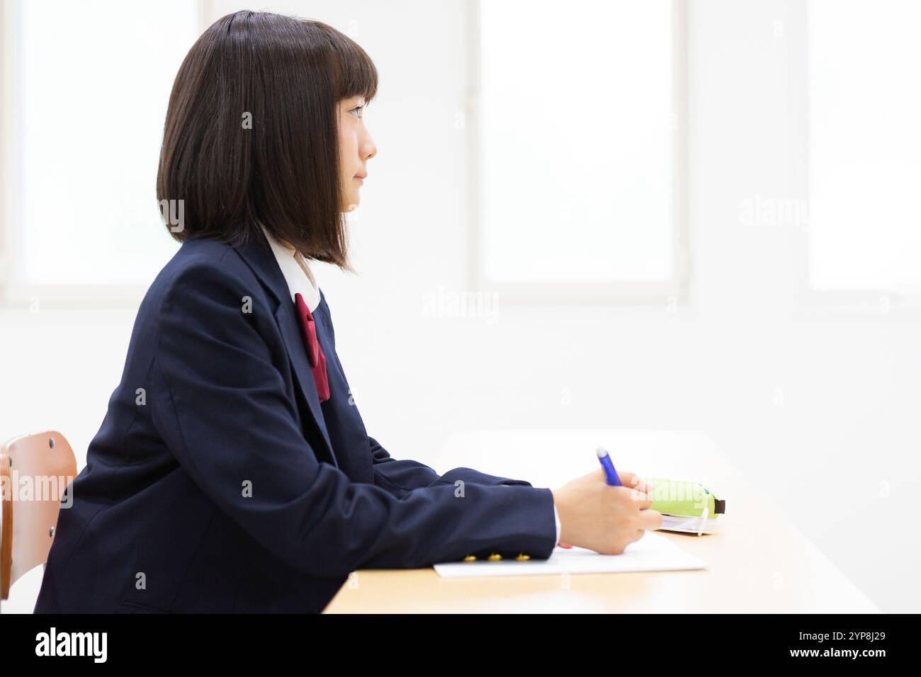 Junior high school students studying at a cram school Stock Photo - Alamy