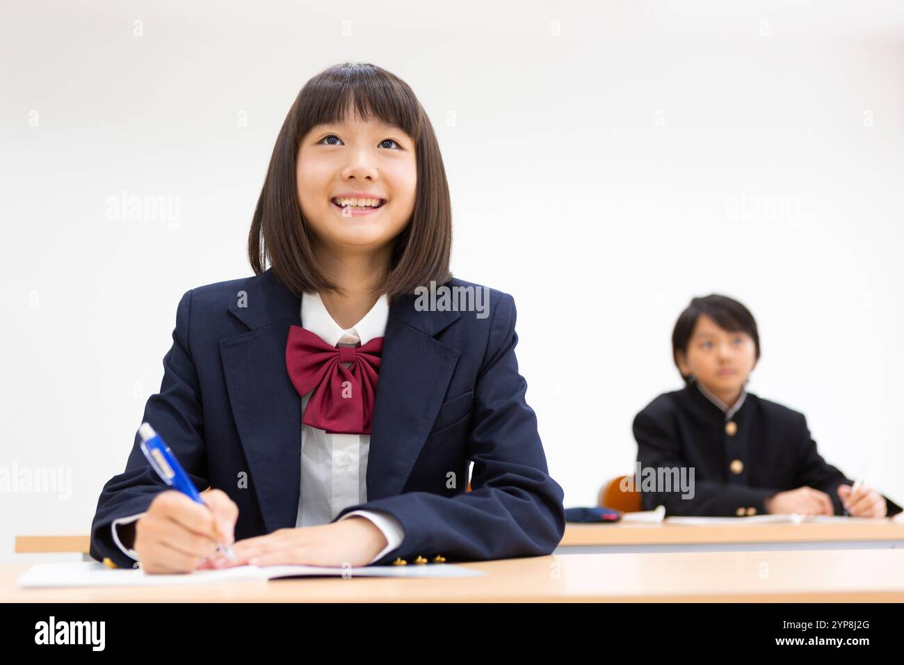 Junior high school students studying at a cram school Stock Photo - Alamy