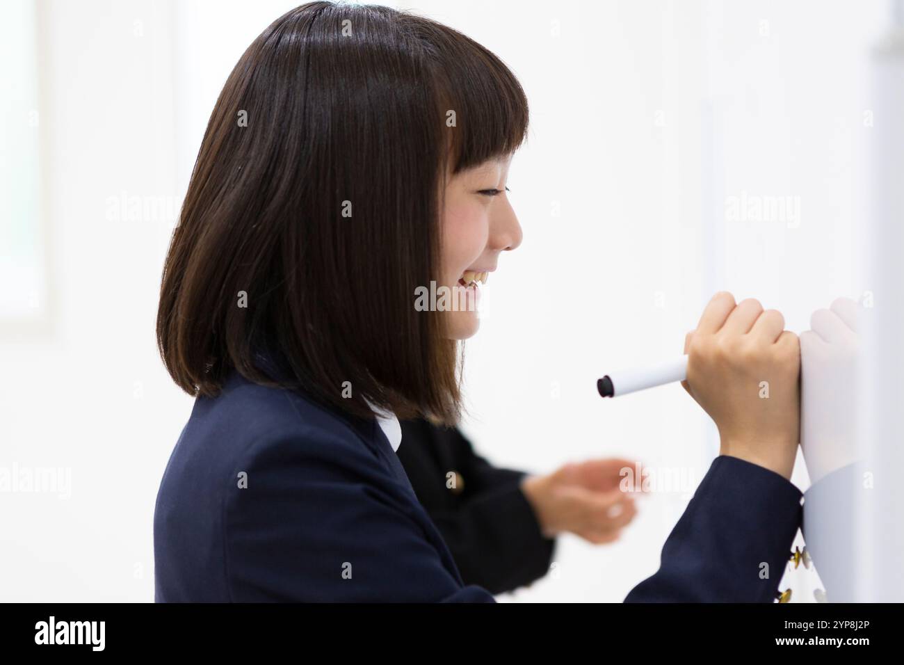 Junior high school students studying at a cram school Stock Photo - Alamy