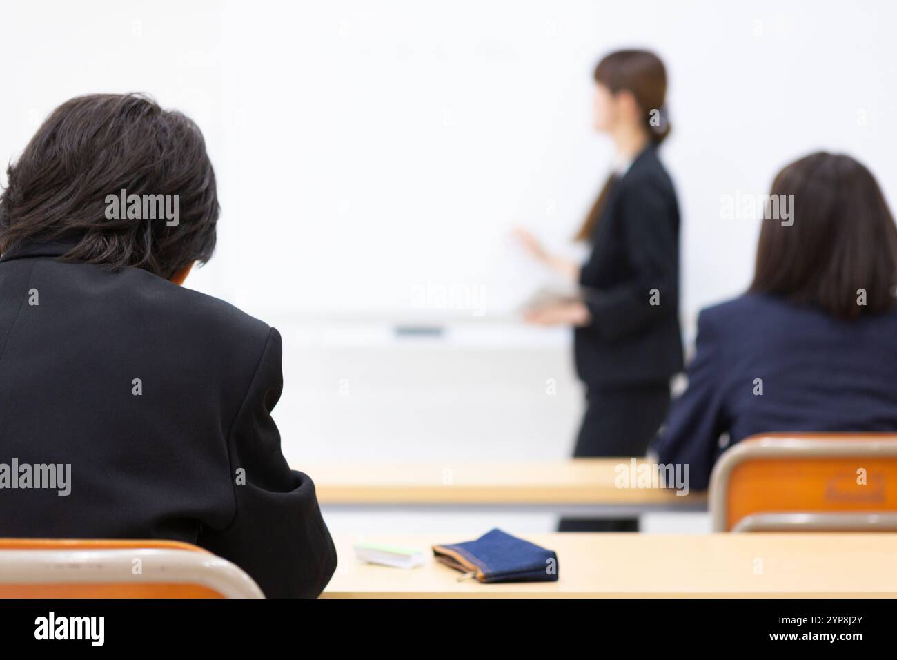Junior high school students studying at a cram school Stock Photo - Alamy