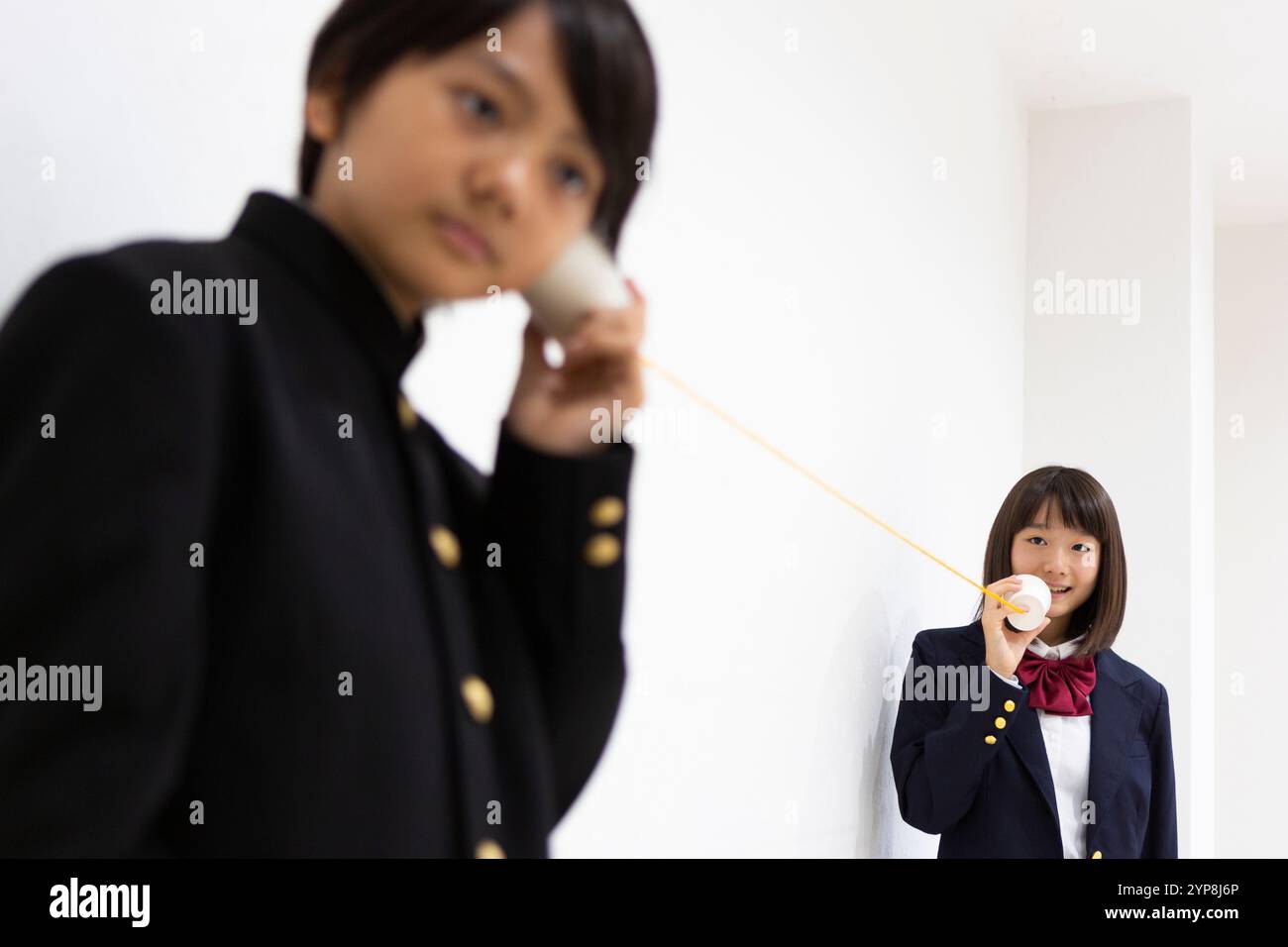 Two boys talking on school hi-res stock photography and images - Alamy