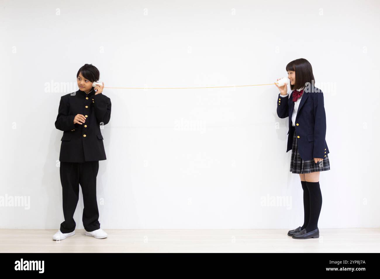 Boys talking school uniform hi-res stock photography and images - Alamy