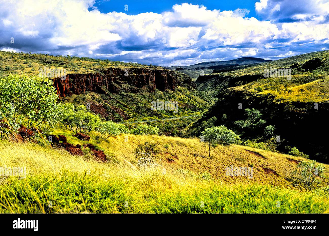 Top of Munjina Gorge, Pilbara, Northwest Australia Stock Photo