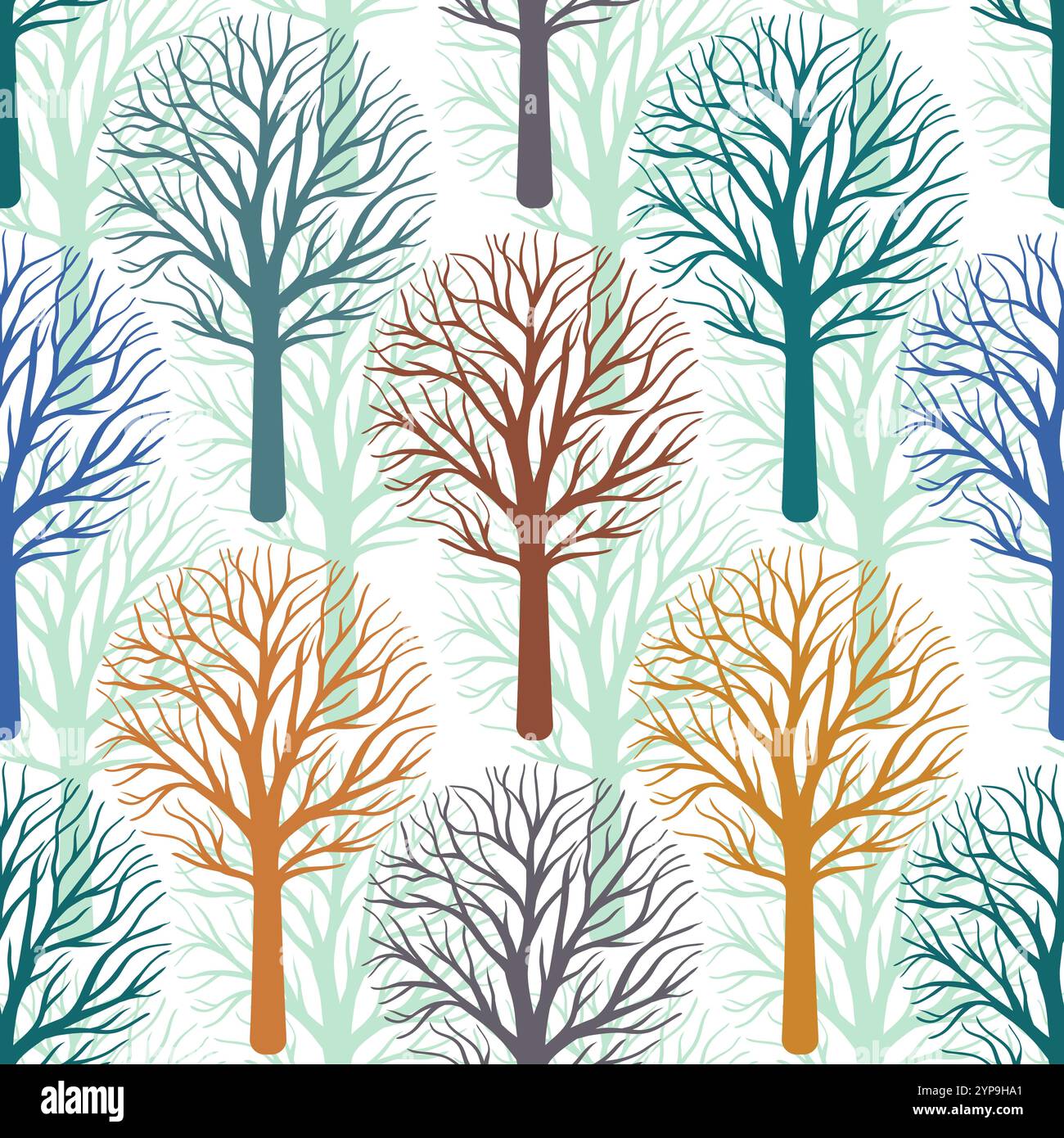 Tree trees branches forest Stock Vector Images - Alamy