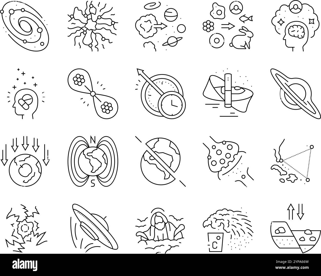 unsolved mysteries question icons set vector Stock Vector Image & Art ...