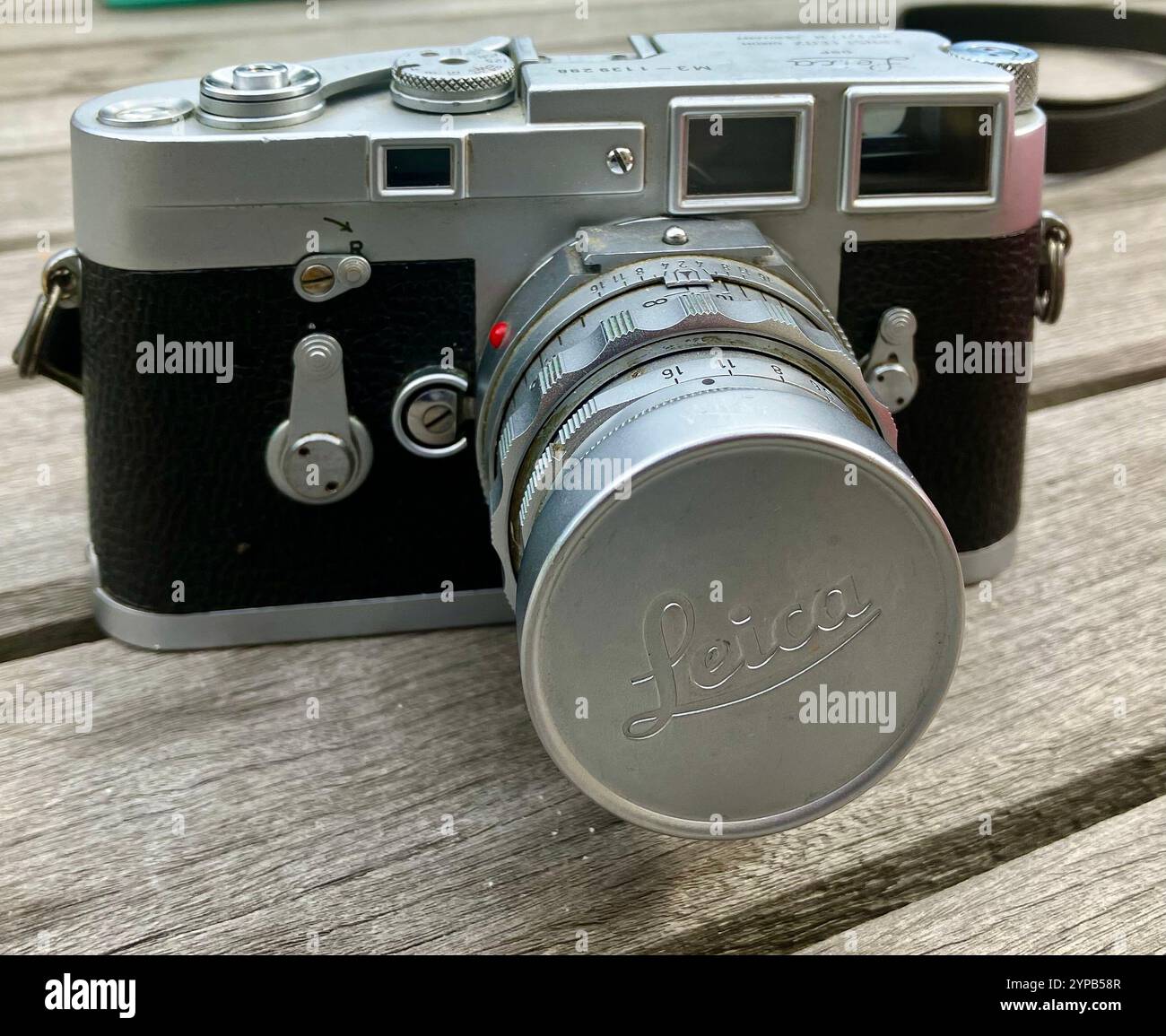 Leica M3 camera - Smartphone Captured Stock Image