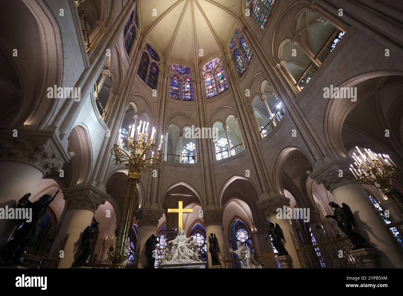 a-view-of-the-notre-dame-cathedral-as-french-president-emmanuel-macron