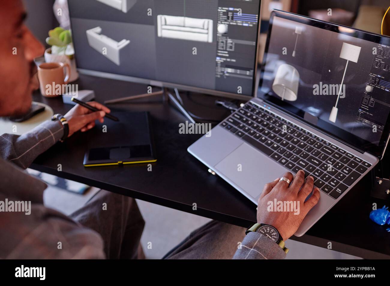 Modern graphic design studio hi-res stock photography and images - Alamy