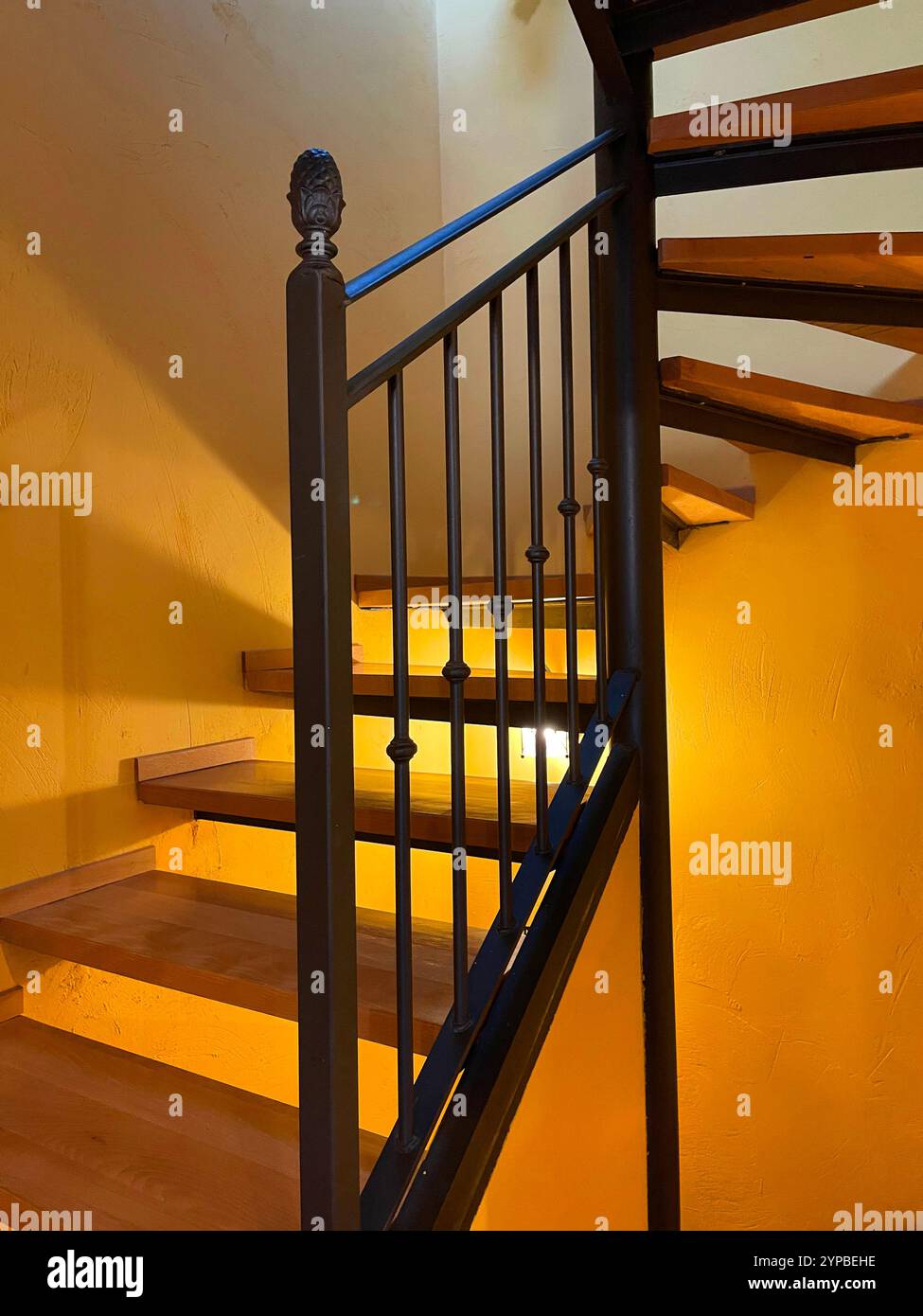 Spiral stair. - Smartphone Captured Stock Image