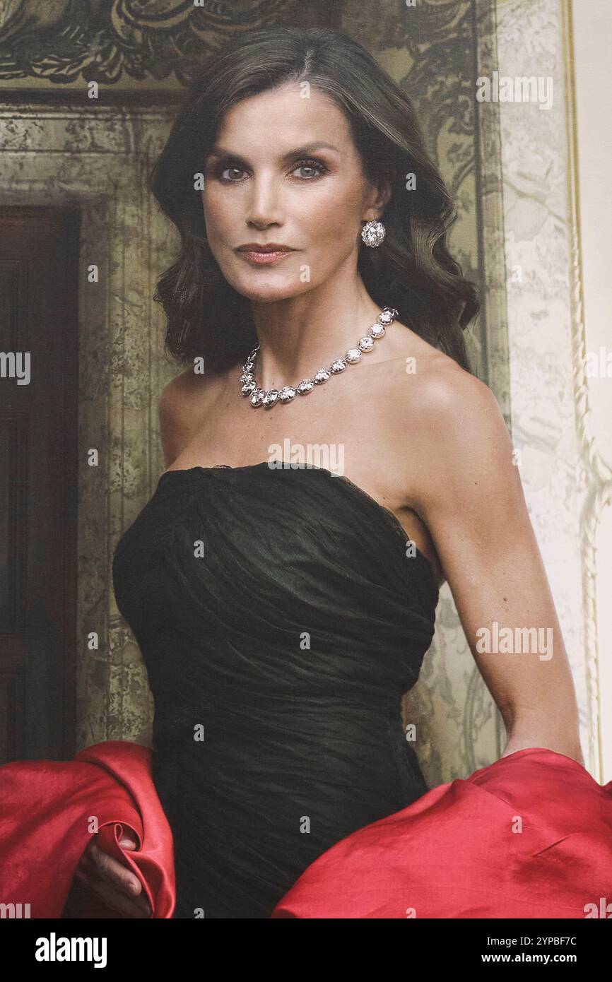 Queen Letizia of Spain photographed by portraits by Annie Leibovitz