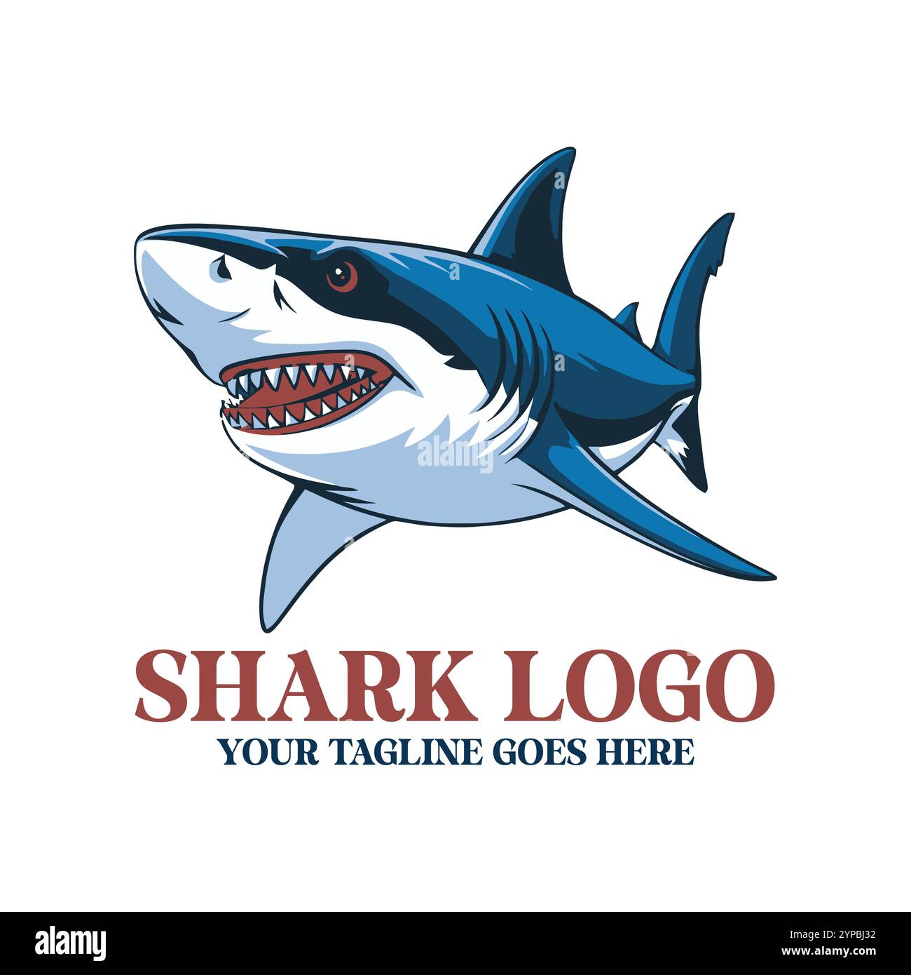 Shark Logo, Shark Illustration , Modern Shark Logo, Minimalist Shark