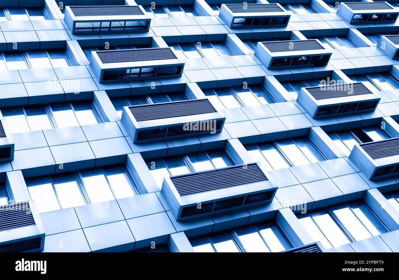 Partial view of residential high-rise building Stock Photo - Alamy