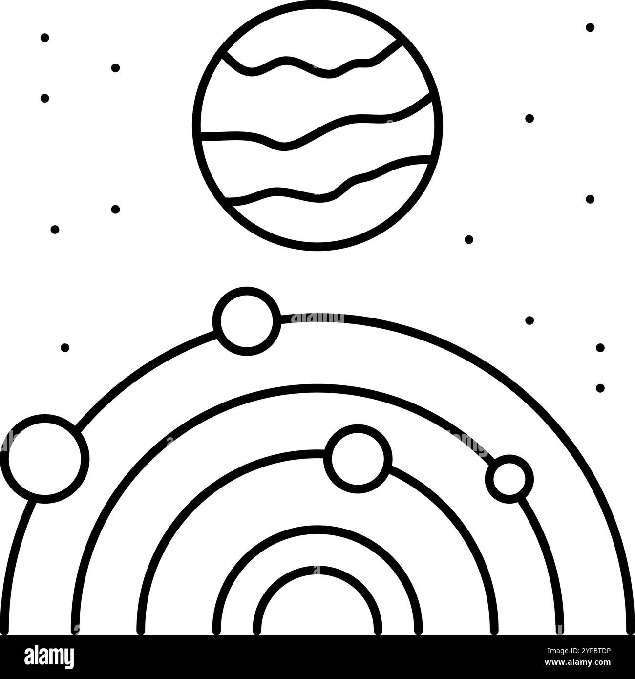Exoplanet orbit Stock Vector Images - Alamy