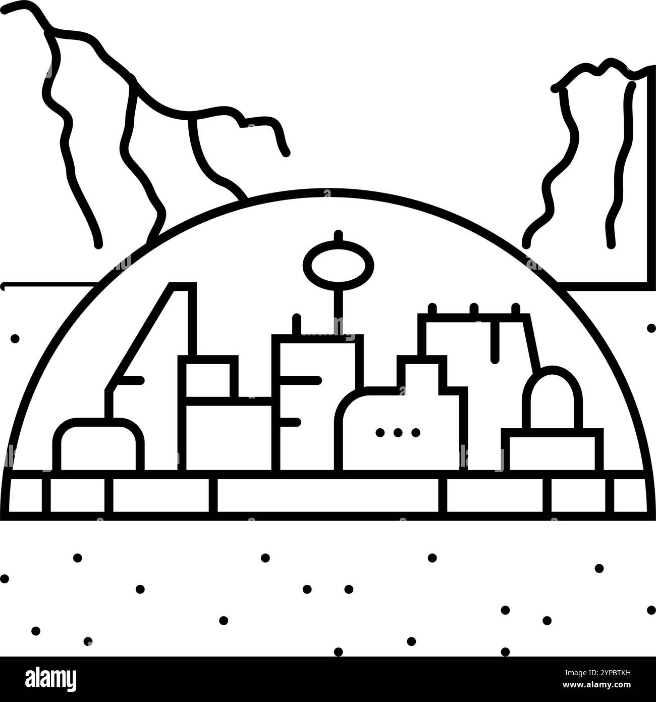 Space colony earth orbit Black and White Stock Photos & Images - Alamy