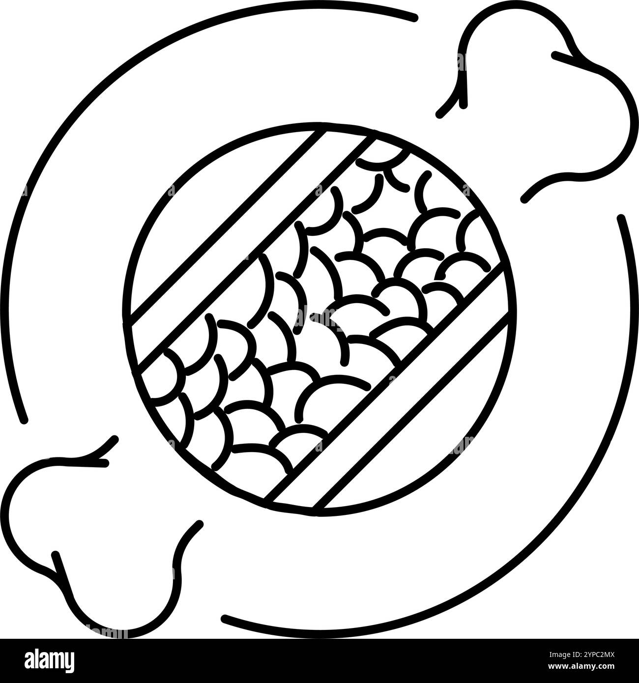 disease osteoporosis bone line icon vector illustration Stock Vector ...