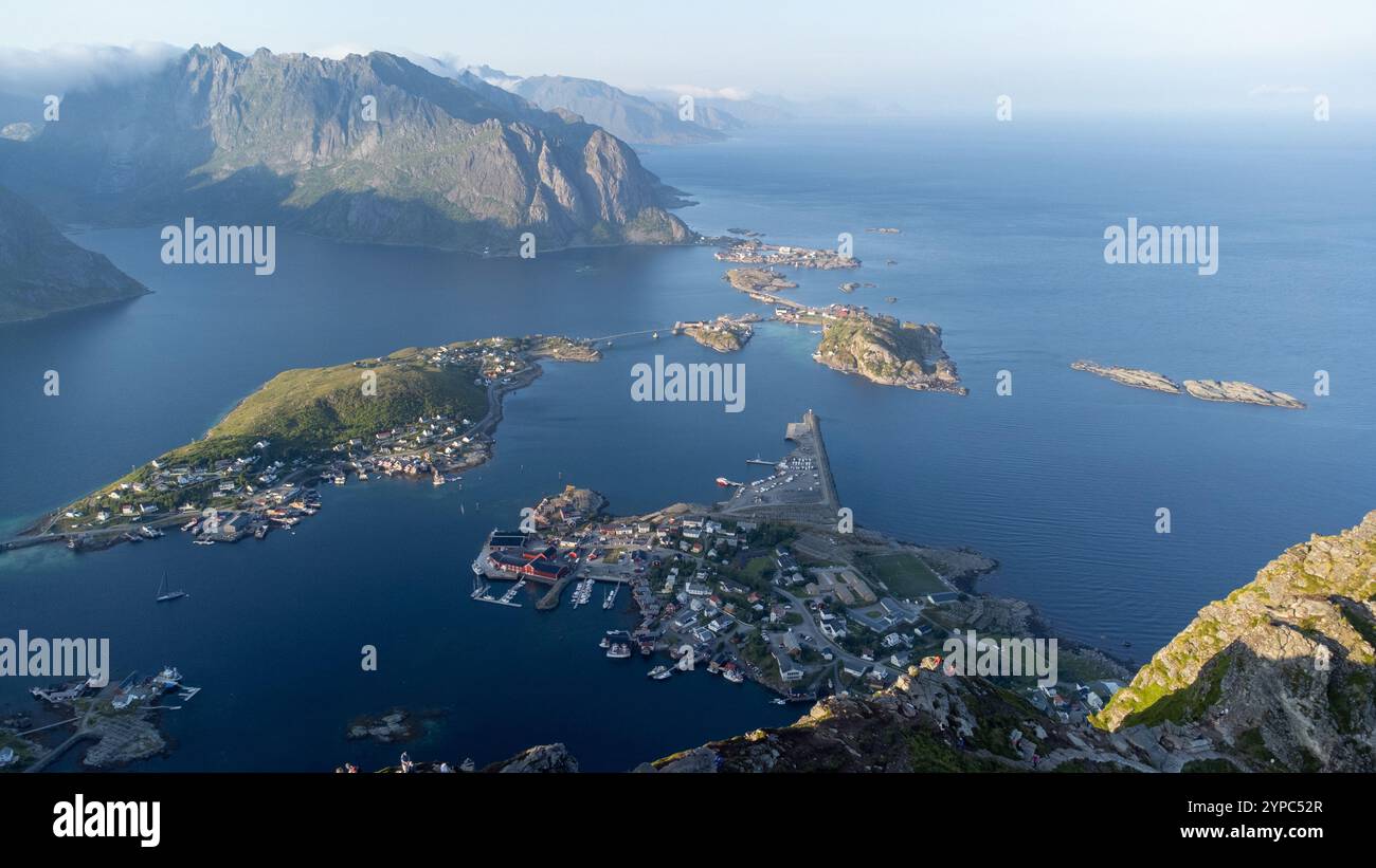 Aerial view scenic lofoten hi-res stock photography and images - Alamy