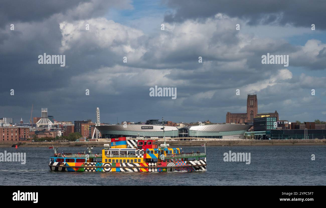 Ferry Liverpool Pattern Liverpool river hi-res stock photography and images - Alamy