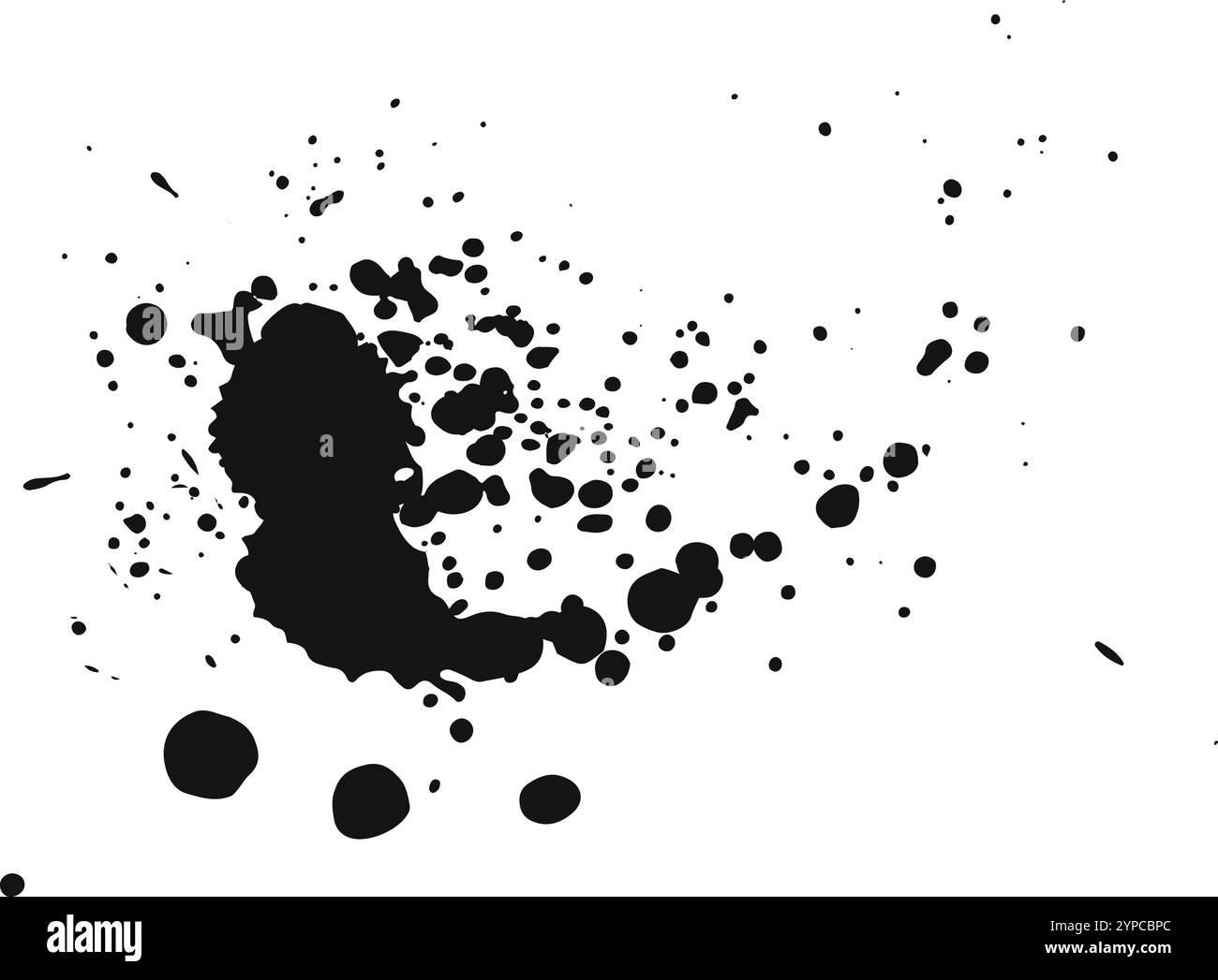 Splattering vector vectors Black and White Stock Photos & Images - Alamy