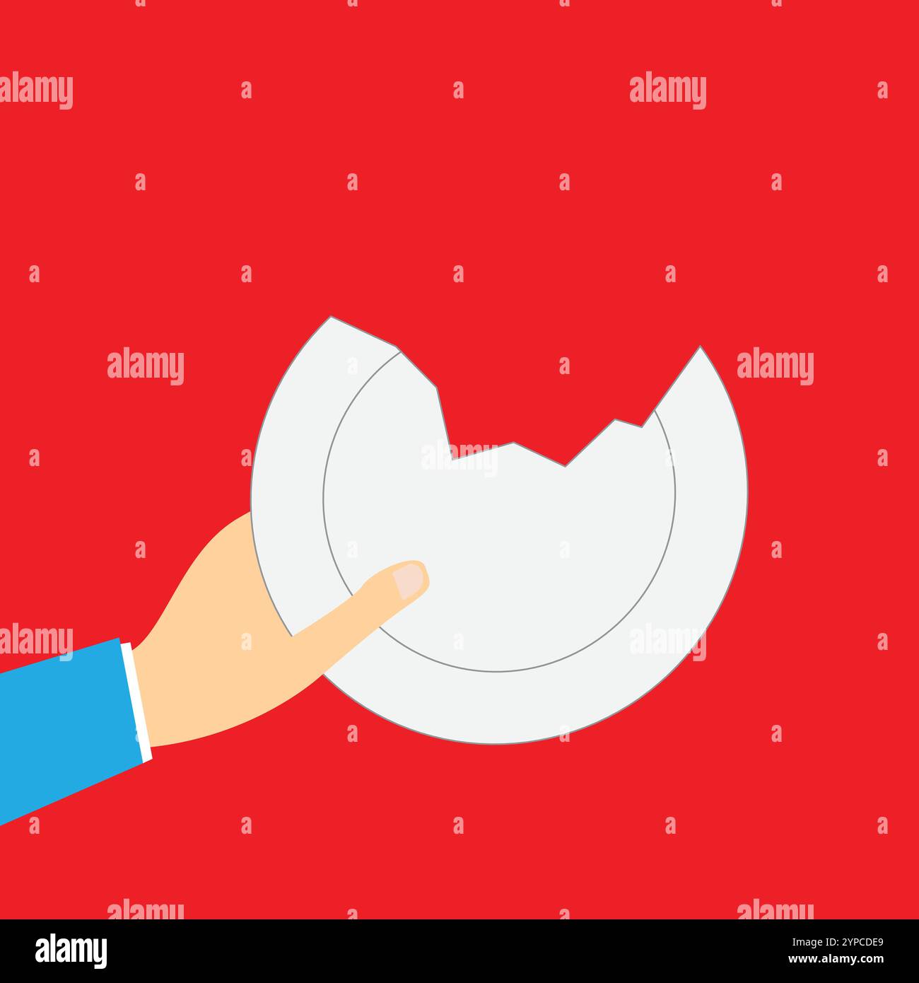 Food white plate Stock Vector Images - Alamy