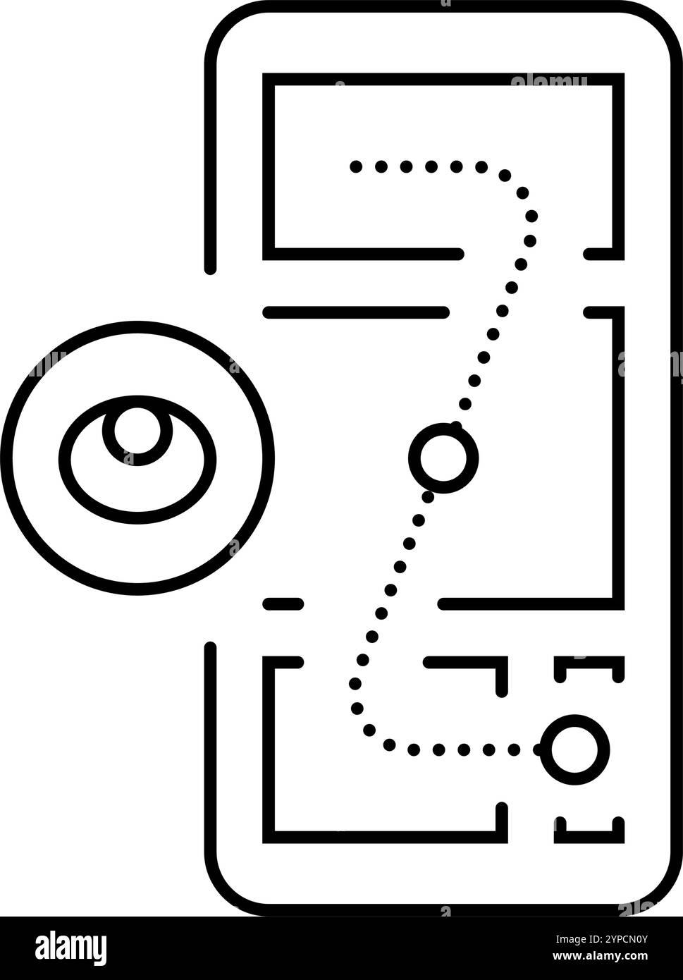 usability testing ux ui design line icon vector illustration Stock ...
