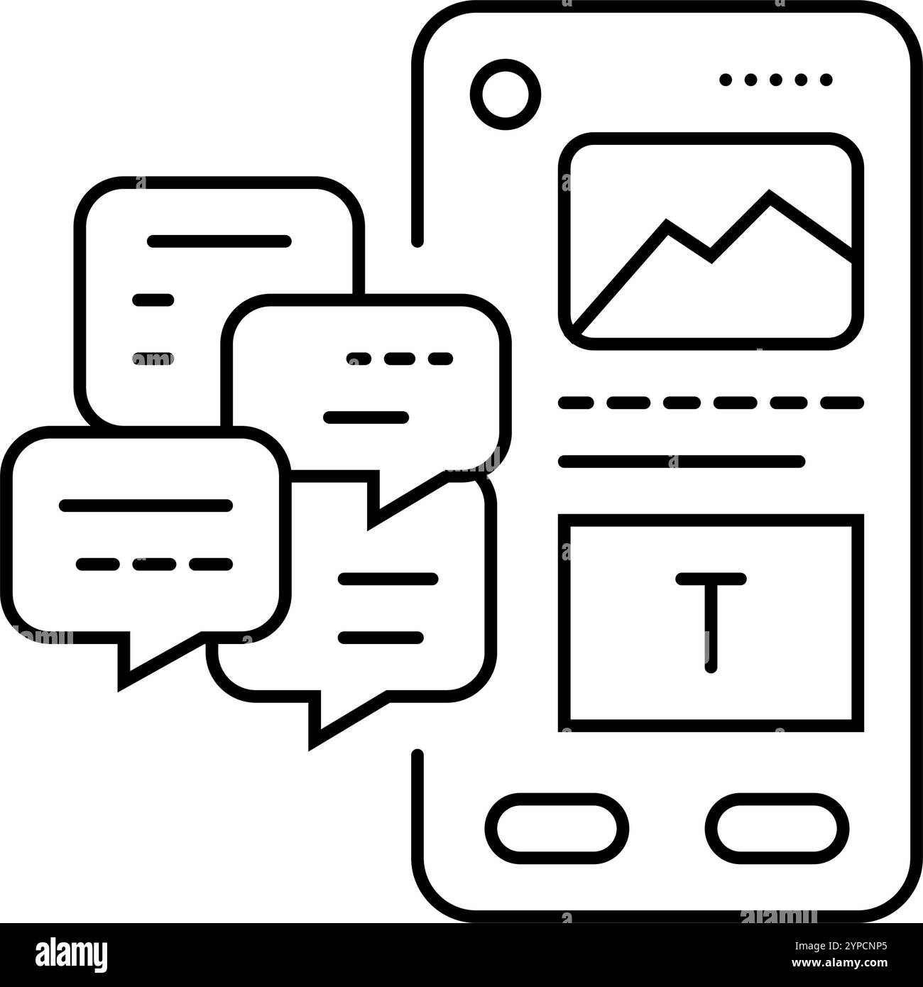 crazy 8s ux ui design line icon vector illustration Stock Vector Image ...