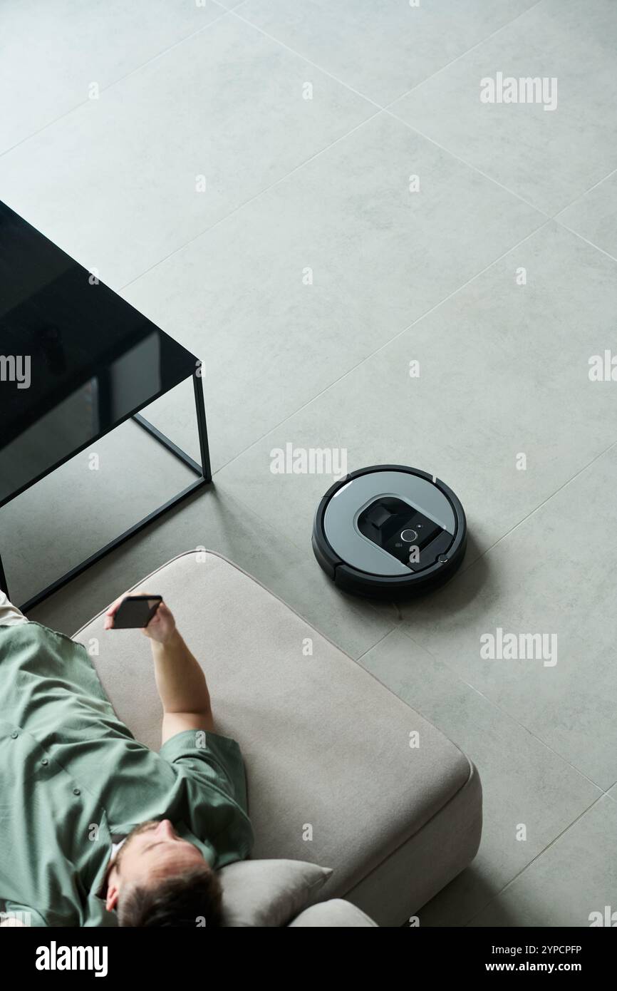 Illustration of Vacuum Minimalist Living Room