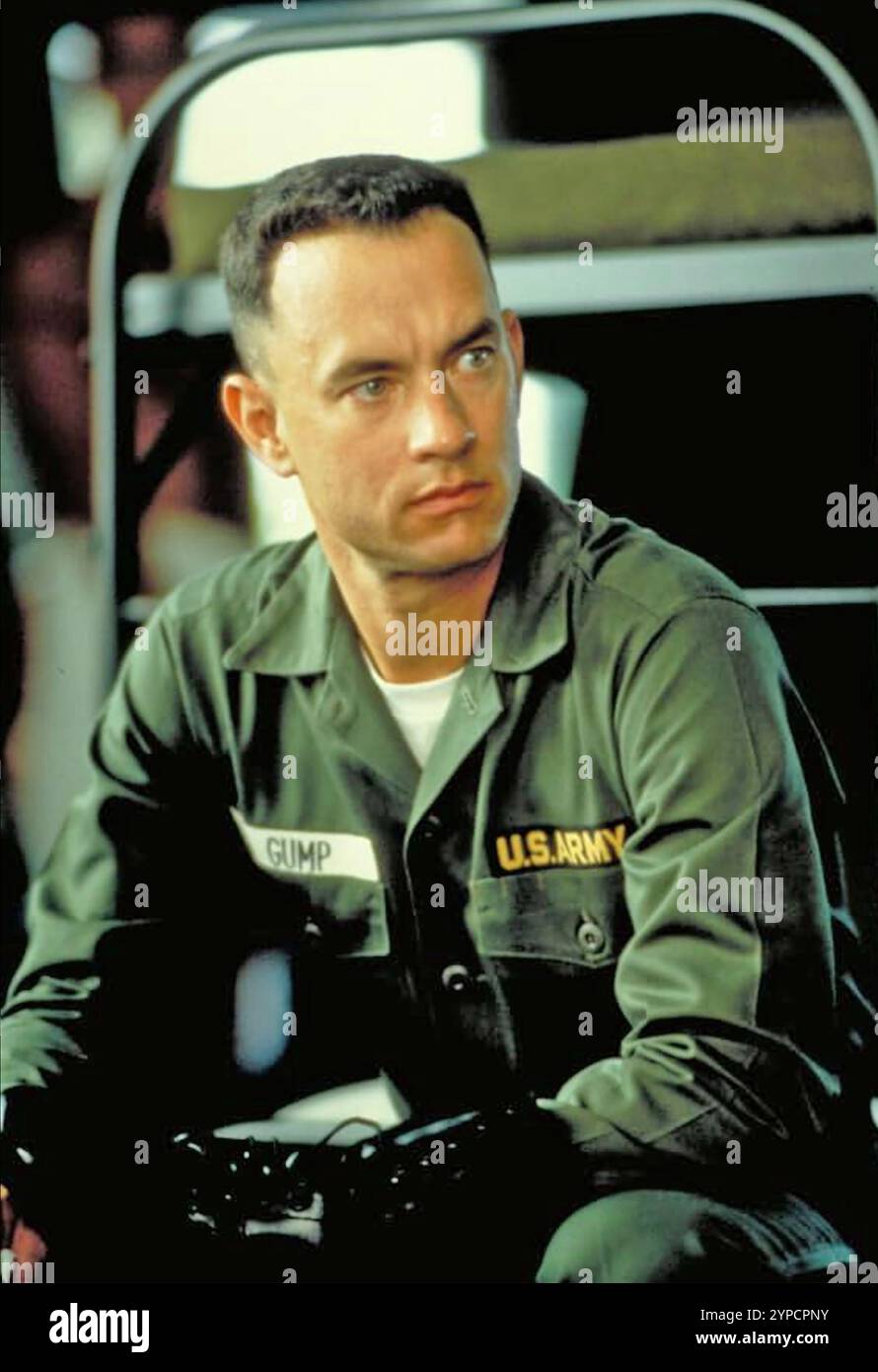 FORREST GUMP 1994 Paramount Pictures film with Tom Hanks as Gump Stock ...