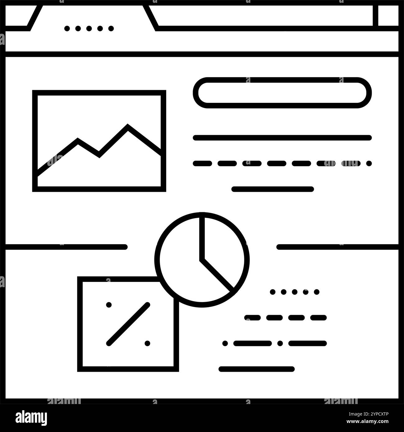 conversion rate seo line icon vector illustration Stock Vector Image ...