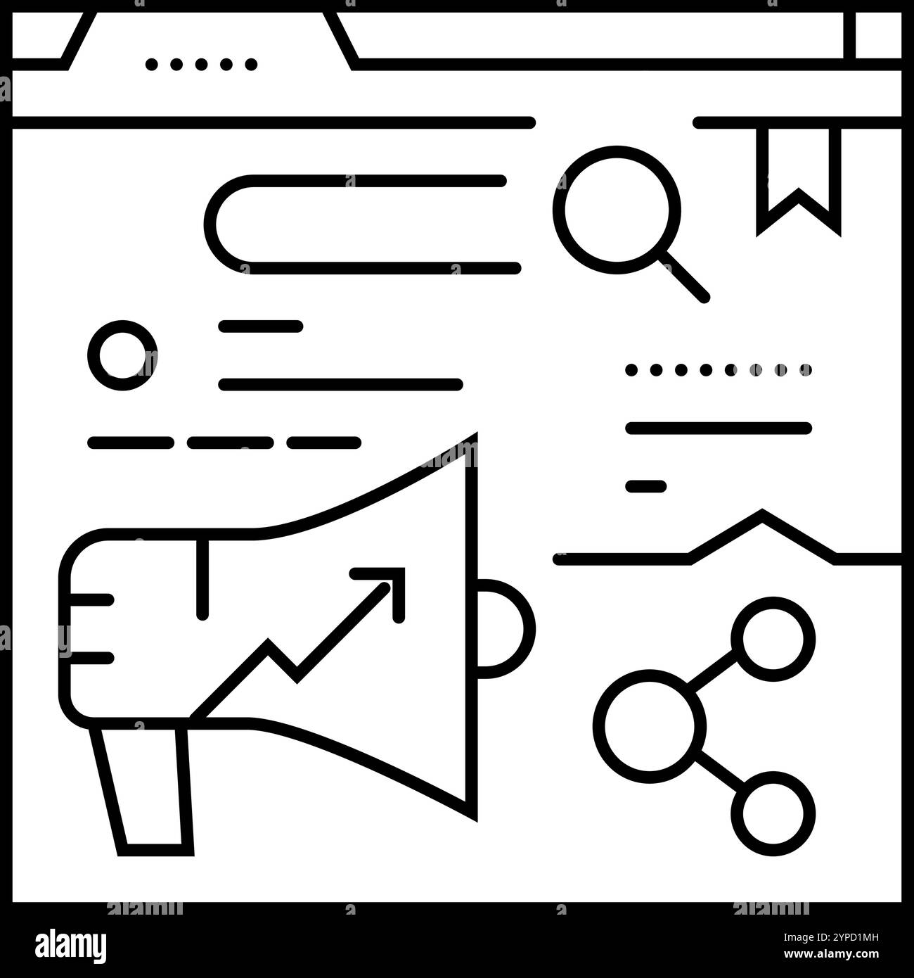 site audit seo line icon vector illustration Stock Vector Image & Art ...
