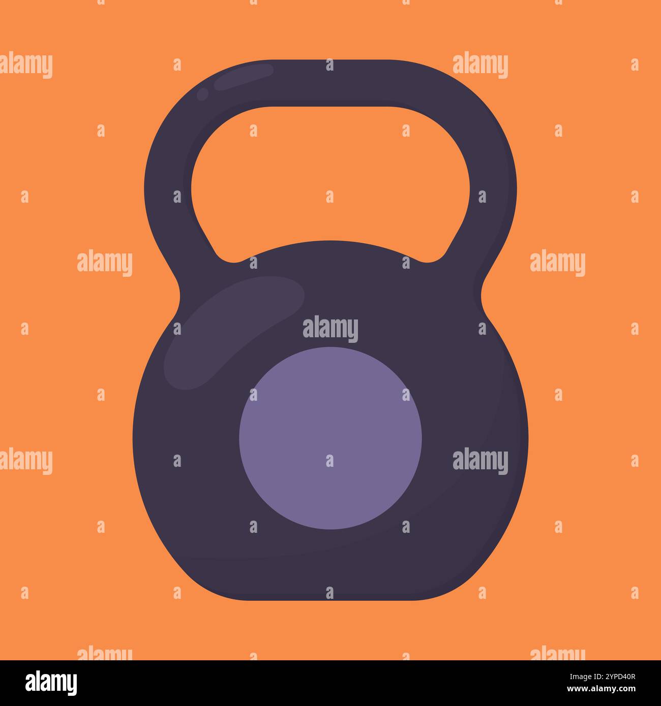 Kettlebell weight icon vector. GYM Kettlebell illustration. fitness ...