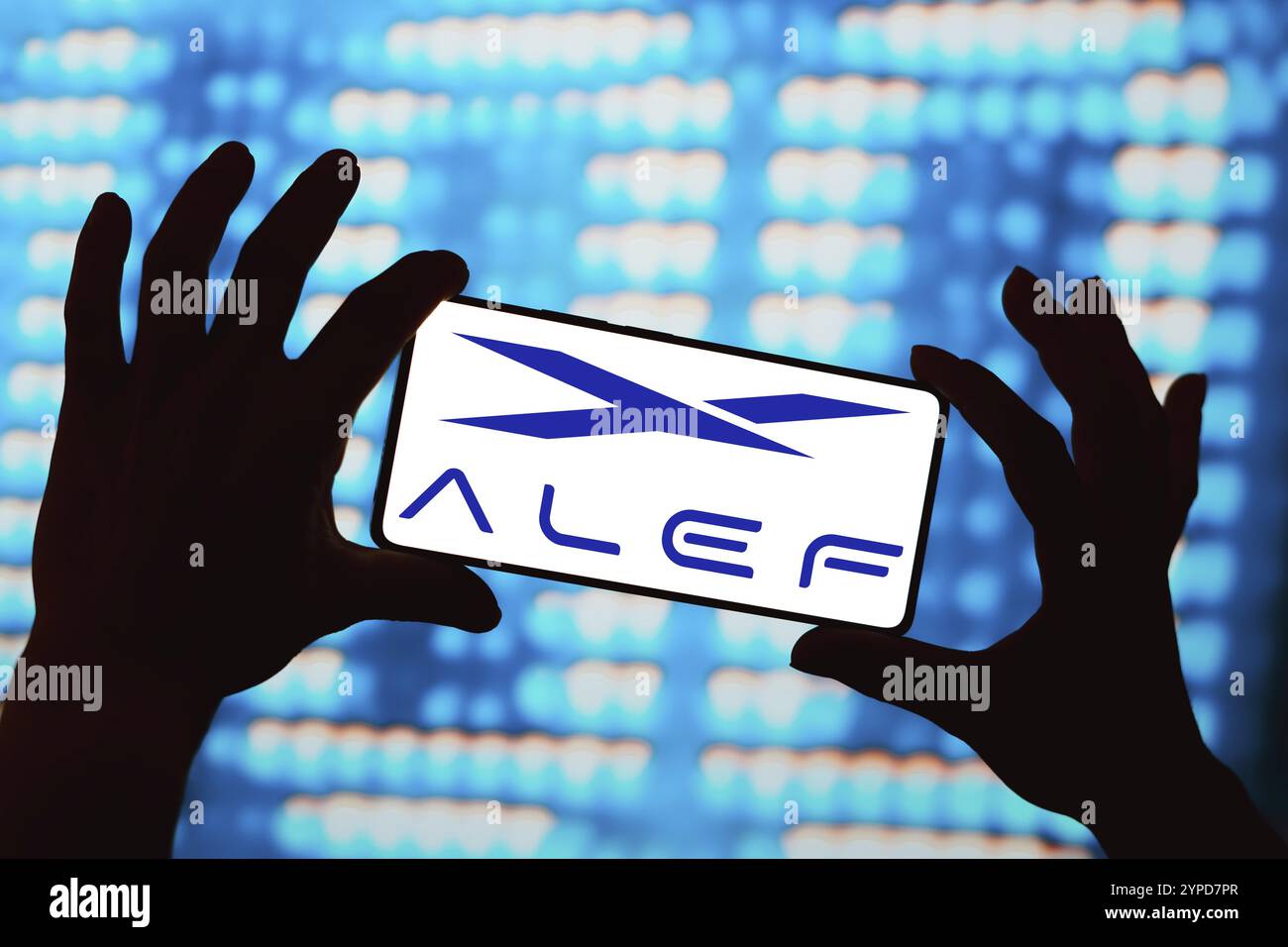 March 6, 2024, Brazil. In this photo illustration, the Alef Flying Car ...