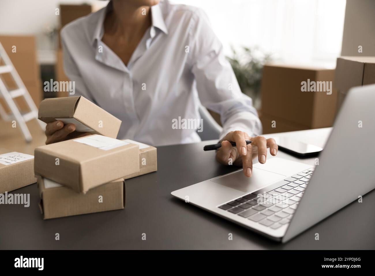 Order processing hi-res stock photography and images - Alamy